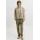 JACK & JONES PANTS STUDIO JPSTKANE relaxed casual broek met linnen groen