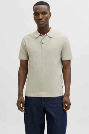 regular polo lichtkaki gebreid