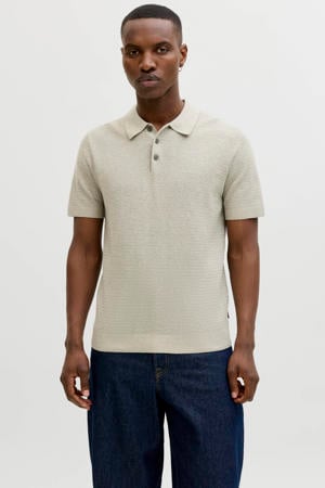 regular polo lichtkaki gebreid