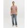 JACK & JONES PREMIUM regular polo roze gebreid