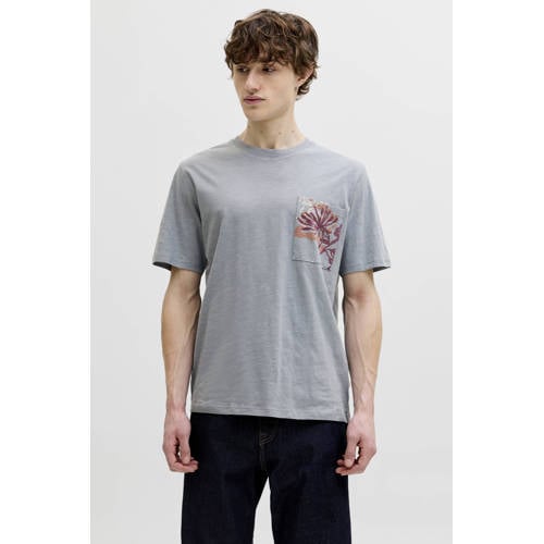 JACK & JONES ORIGINALS regular T-shirt grijs afbeelding