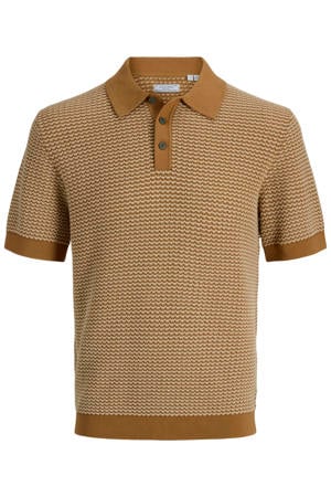 regular polo gebreid brique