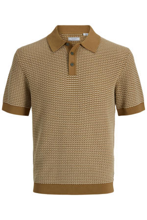 regular polo gebreid brique