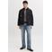 JACK & JONES PREMIUM regular T-shirt taupe met ingebreid patroon