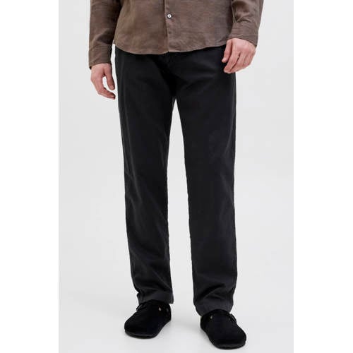JACK & JONES PANTS STUDIO JPSTKANE relaxed casual broek met linnen afbeelding