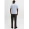 JACK & JONES PREMIUM regular T-shirt lichtblauw met ingebreid patroon
