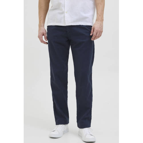 JACK & JONES PANTS STUDIO JPSTKANE relaxed casual broek met linnen afbeelding