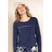 Charlie Choe pyjamatop - donkerblauw