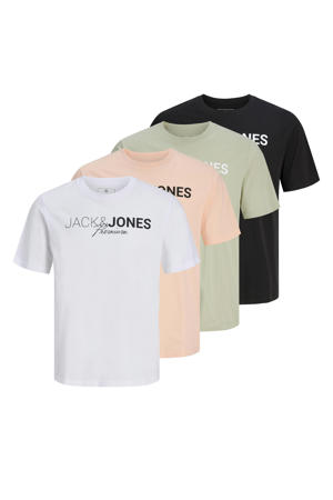 regular T-shirt multi - (set van 4)