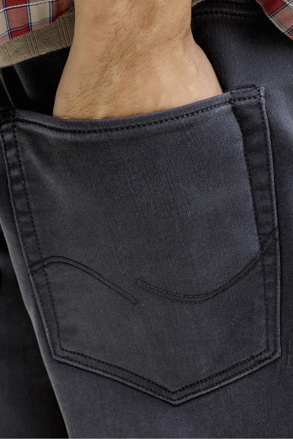 JACK & JONES JEANS INTELLIGENCE JJIRICK JJICON denim regular short black denim
