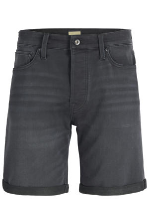JJIRICK JJICON regular short black denim