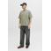 JACK & JONES ORIGINALS relaxed T-shirt met backprint groen