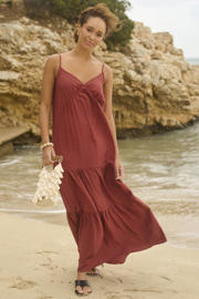 thumbnail: Kaffe maxi jurk rood