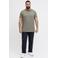 JACK & JONES PLUS SIZE regular polo met ingebreid patroon Plus Size