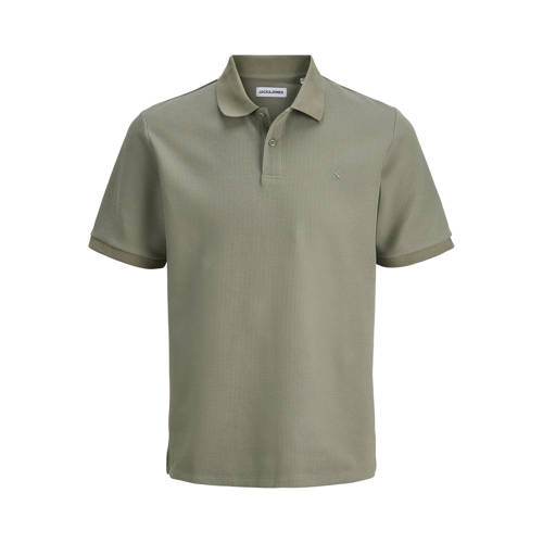 JACK & JONES PLUS SIZE regular polo met ingebreid patroon Plus Size afbeelding