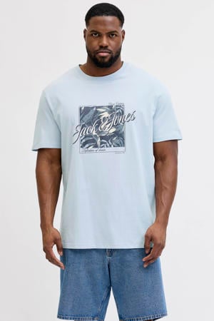 regular T-shirt lichtblauw