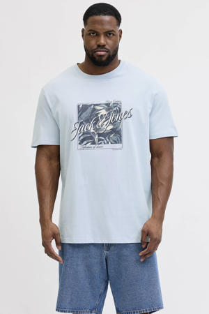 regular T-shirt lichtblauw