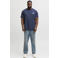 JACK & JONES PLUS SIZE regular T-shirt donkerblauw
