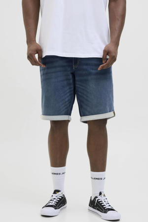 JJIRICK denim regular short Plus Size Blue Denim