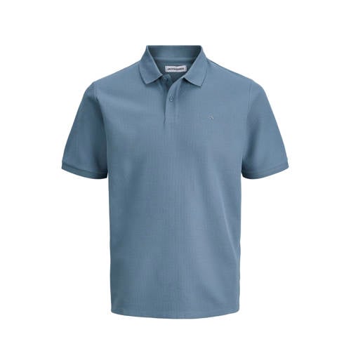 JACK & JONES PLUS SIZE regular polo met ingebreid patroon Plus Size afbeelding