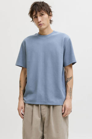 regular T-shirt blauw