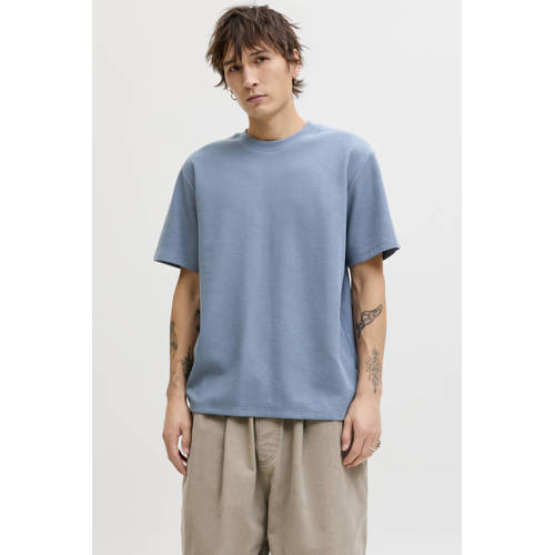 JACK & JONES ESSENTIALS regular T-shirt blauw afbeelding