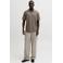 JACK & JONES ESSENTIALS regular polo met textuur bruin