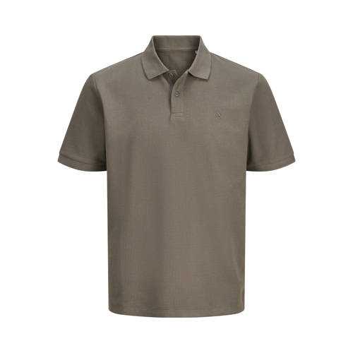 JACK & JONES ESSENTIALS regular polo met textuur afbeelding