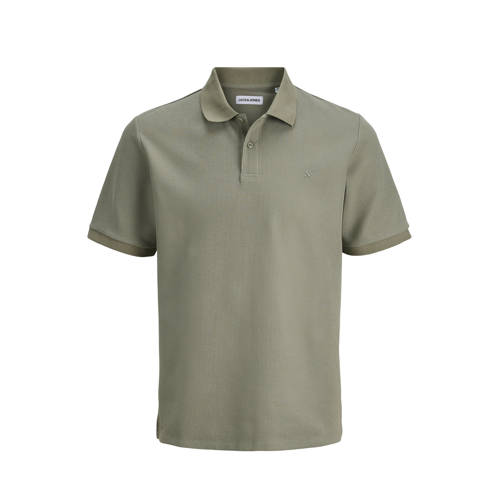 JACK & JONES ESSENTIALS regular polo met textuur afbeelding
