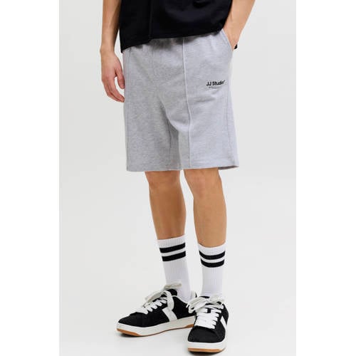 JACK & JONES PANTS STUDIO JPSTKANE relaxed sweatshort grijs afbeelding
