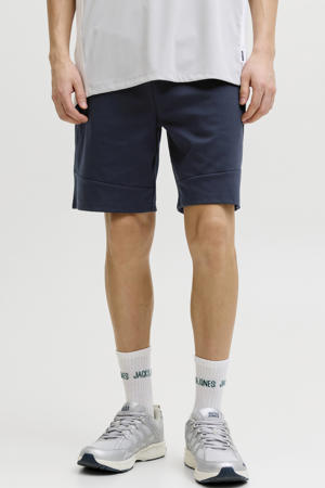 JPSTGORDON regular sweatshort donkerblauw