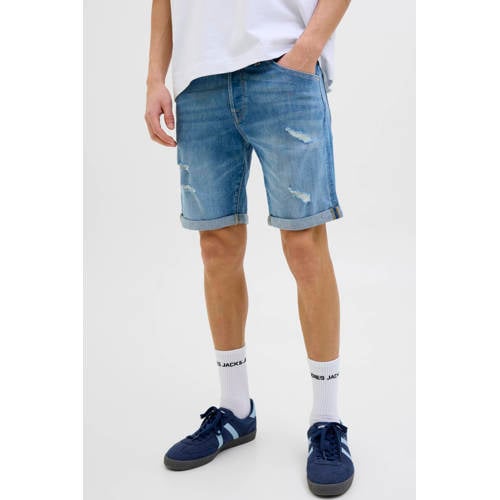 JACK & JONES JEANS INTELLIGENCE JJIRICK JJFOX denim regular short blue denim afbeelding