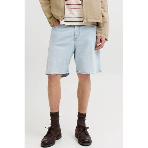 JACK & JONES JEANS INTELLIGENCE JJITONY JJORIGINAL relaxed short light blue denim afbeelding
