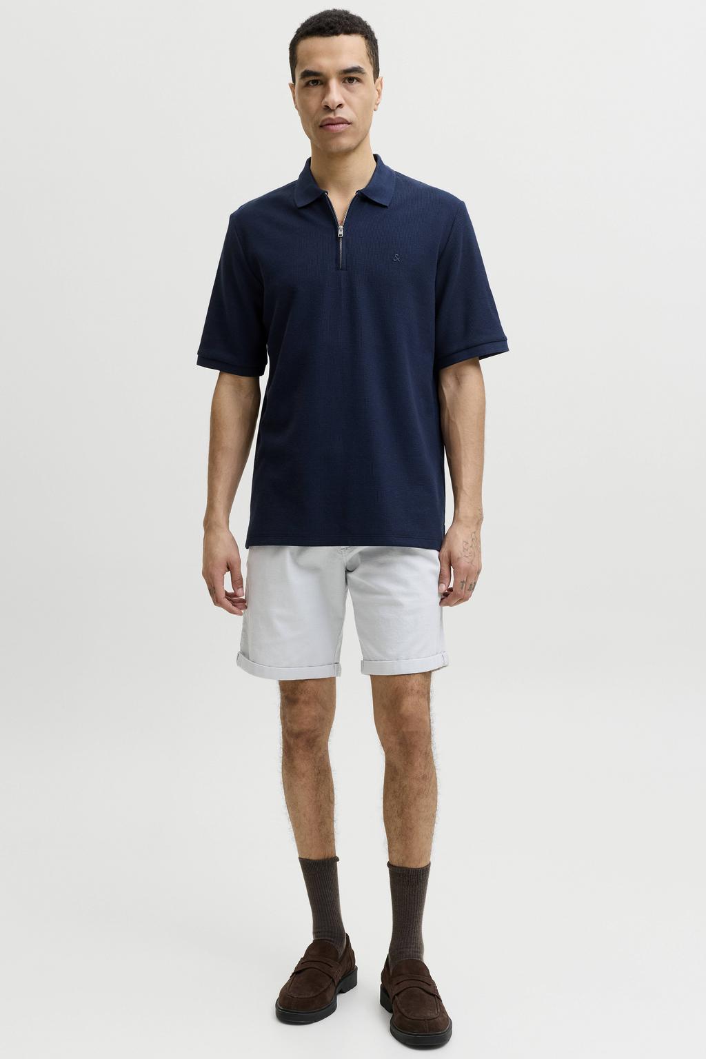 JACK & JONES PANTS STUDIO JPSTFURY regular chino short lichtblauw