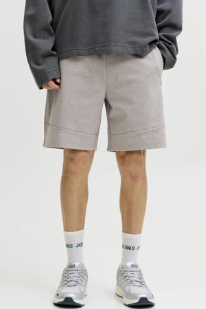 JPSTGORDON regular sweatshort grijs