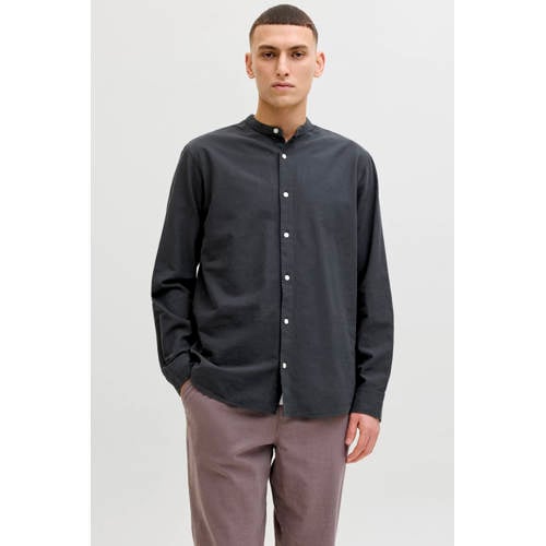 JACK & JONES ESSENTIALS regular casual overhemd zwart afbeelding