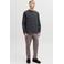JACK & JONES ESSENTIALS regular casual overhemd met linnen zwart