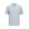 JACK & JONES ESSENTIALS regular polo gebreid lichtblauw