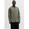 JACK & JONES ESSENTIALS regular casual overhemd met linnen donkergroen
