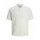JACK & JONES ESSENTIALS regular polo gebreid wit