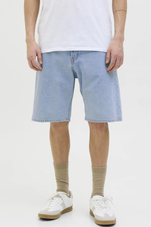 baggy fit denim short - lichtblauw