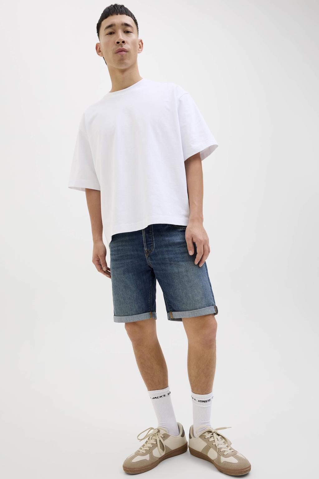 JACK & JONES JEANS INTELLIGENCE JJIRICK JJFOX denim regular short blue denim