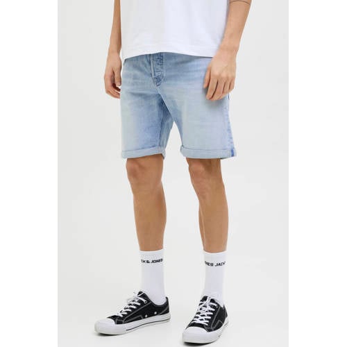 JACK & JONES JEANS INTELLIGENCE JJIRICK JJIORIGINAL denim regular short light blue denim afbeelding