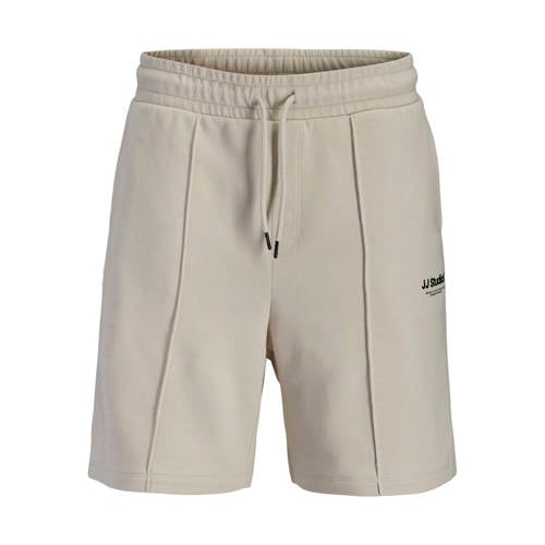 JACK & JONES PANTS STUDIO JPSTKANE relaxed sweatshort beige afbeelding