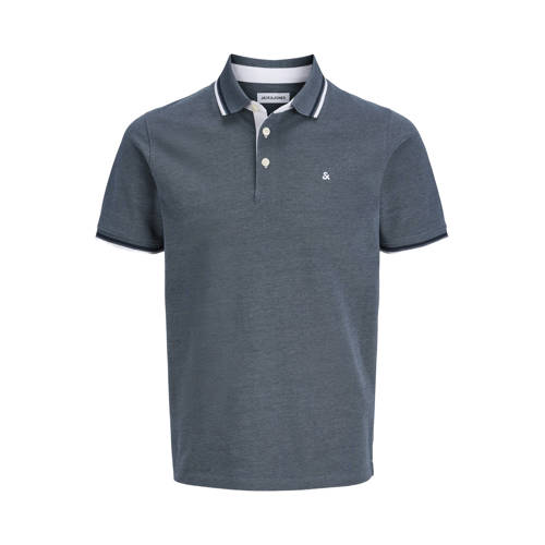 JACK & JONES ESSENTIALS slim polo blauw afbeelding