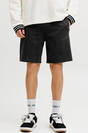 JPSTGORDON regular sweatshort zwart