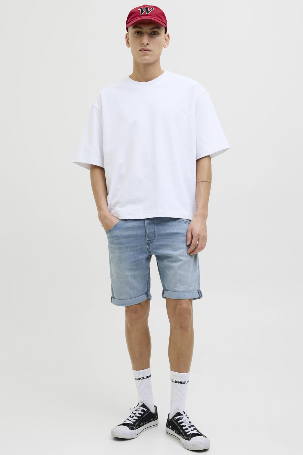 JACK & JONES JEANS INTELLIGENCE JJIRICK JJFOX denim regular short blue denim