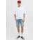 JACK & JONES JEANS INTELLIGENCE regular fit denim short - blue denim