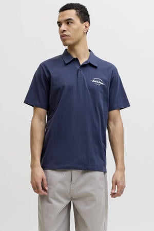 regular polo donkerblauw