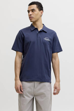 regular polo donkerblauw